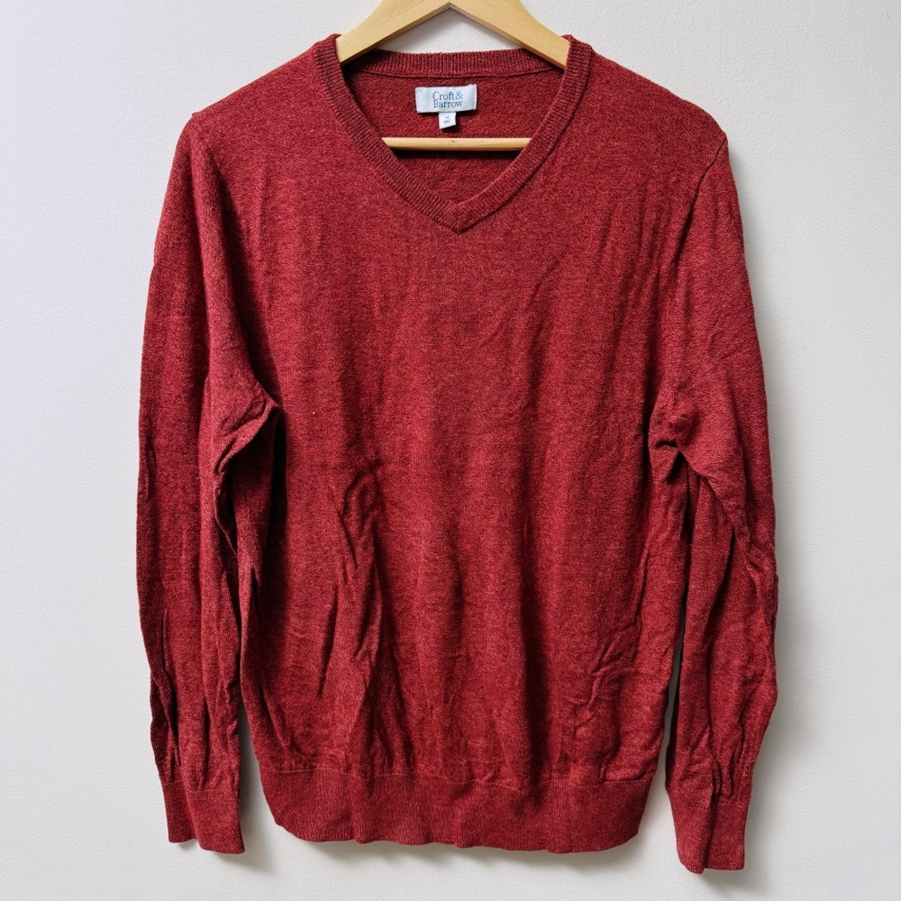 Croft & Barrow Men's Red Sweater